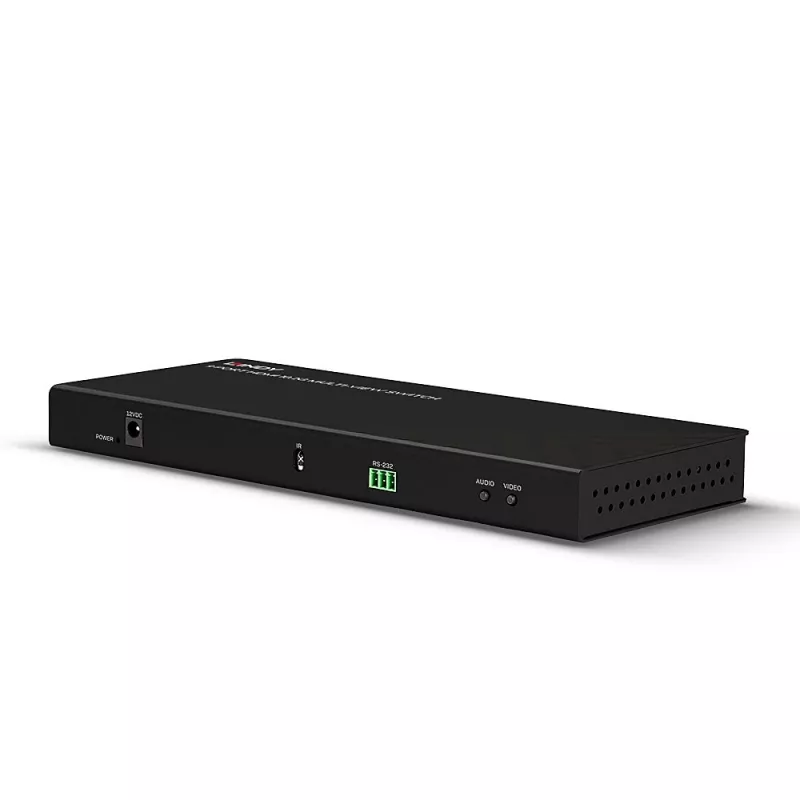 Lindy 9 prievadų HDMI 10.2G kelių vaizdų jungiklis juodas 30Hz