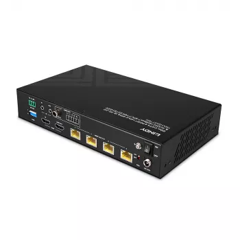 Lindy 100 m Cat.6 4 prievadų HDMI 4K60 HDBT skirstytuvas prailgintuvas