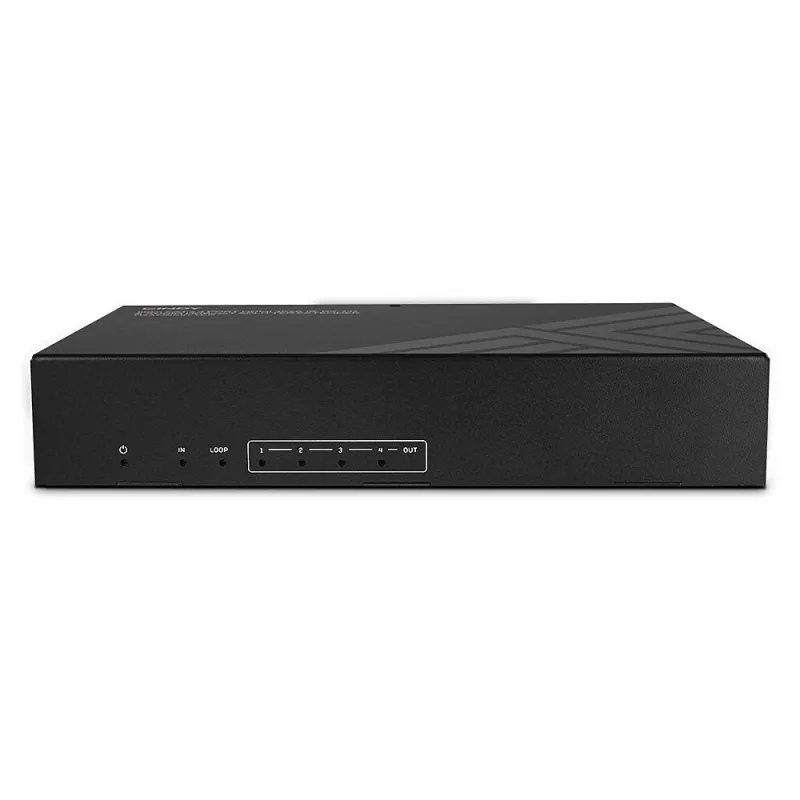 Lindy 100 m Cat.6 4 prievadų HDMI 4K60 HDBT skirstytuvas prailgintuvas