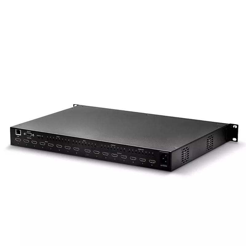 Lindy 8x8 HDMI 18G matrica su vaizdo sienos mastelio keitimu
