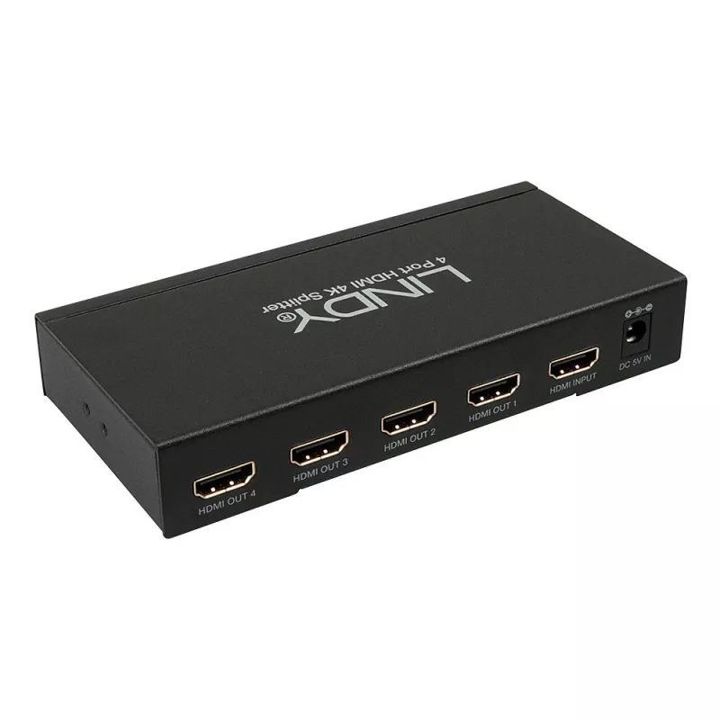 HDMI skirstytuvas Lindy 4 prievadų HDMI 10.2G