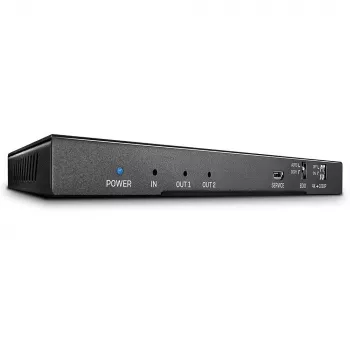 HDMI skirstytuvas Lindy 2 prievadų HDMI 18G su garso išvedimu ir raiškos mažinimu
