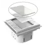 Plexiglas plokštė mygtukų skydeliui Vivolink VLCP8B-PLEXIGLASS balta DC 12V