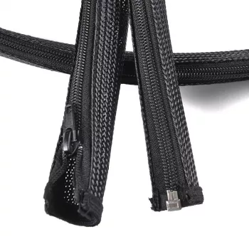 Kabelių rankovė Vivolink PROZIPSLEEVE2028 juoda poliesteris 2cm 2800mm