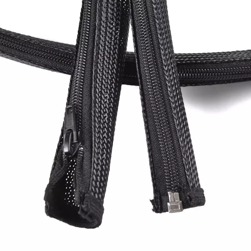Kabelių rankovė Vivolink PROZIPSLEEVE2028 juoda poliesteris 2cm 2800mm
