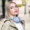 Lindy LH500XW ausinės su aktyviu triukšmo slopinimu, laidinės ir belaidės, Bluetooth, pilkos