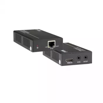 Vivolink VL120007 AV siųstuvas-imtuvas HDMI ir IR plėtimo rinkinys per Cat5e/Cat6, juodas