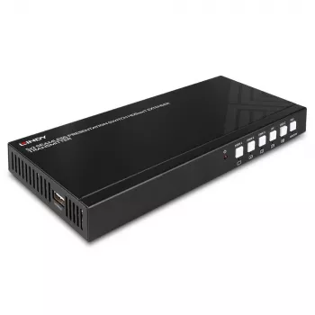 AV siųstuvas Lindy 5 prievadų sklandaus perjungimo HDBaseT prailgintuvas 3840 x 2160 pikselių