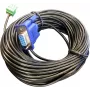 Vivolink VLCPARS232/15M RS-232 nuoseklusis kabelis, 15 m, juodas, Phoenix jungtimi