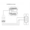 Vivolink VLCPARS232/25M RS-232 serialinis kabelis 25 m juodas
