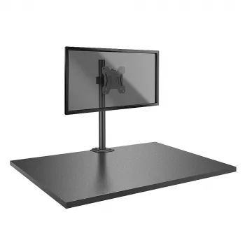 Lindy Single Display Short Bracket laikiklis vienam ekranui su stulpu ir stalo spaustuku