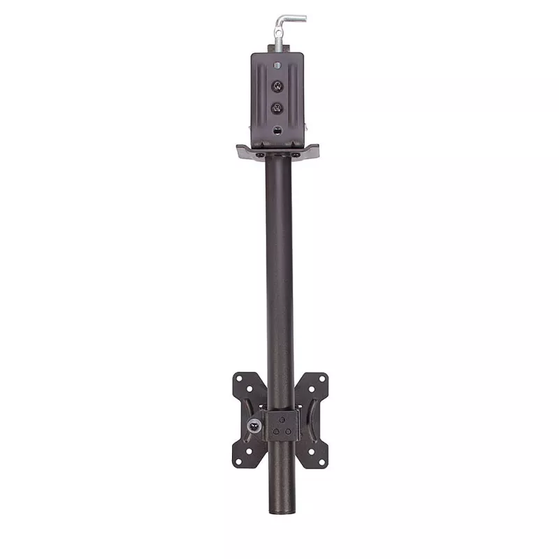 Lindy Single Display Short Bracket laikiklis vienam ekranui su stulpu ir stalo spaustuku