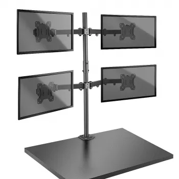 Lindy Quad Display laikiklis su stulpu ir stalo spaustuku
