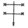 Lindy Quad Display laikiklis su stulpu ir stalo spaustuku