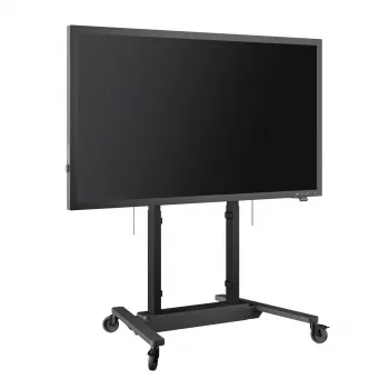 Vogel's RISE 4208 motorizuotas ekrano keltuvas ant ratukų 80 mm/s 700 mm eiga (juoda, ES)