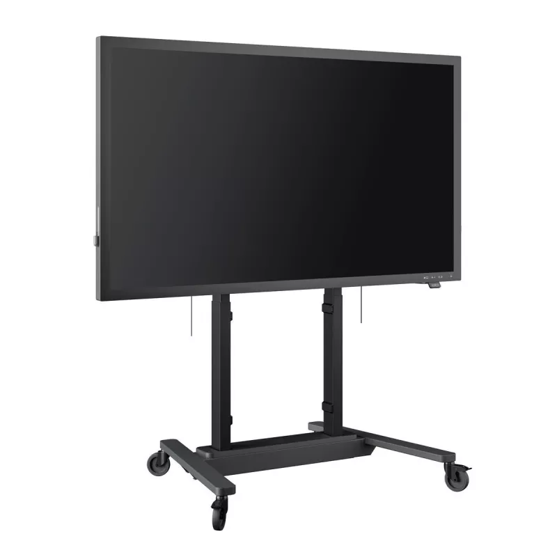 Vogel's RISE 4208 motorizuotas ekrano keltuvas ant ratukų 80 mm/s 700 mm eiga (juoda, ES)