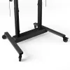 Vogel's RISE 4208 motorizuotas ekrano keltuvas ant ratukų 80 mm/s 700 mm eiga (juoda, ES)