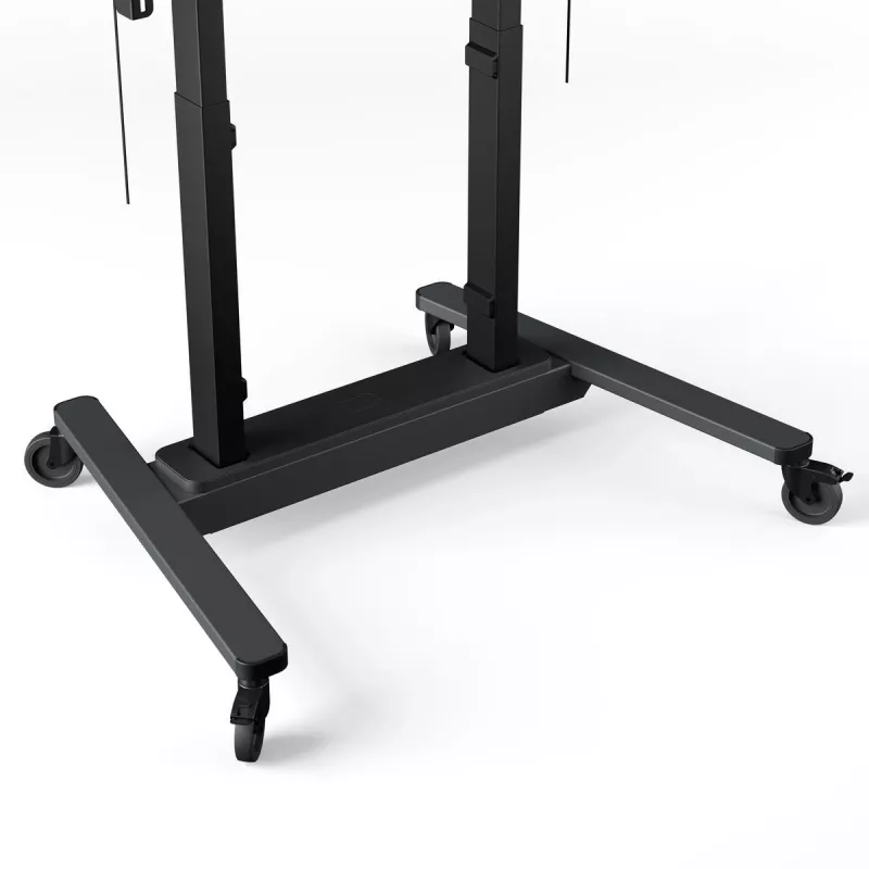 Vogel's RISE 4208 motorizuotas ekrano keltuvas ant ratukų 80 mm/s 700 mm eiga (juoda, ES)