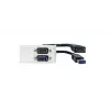 Vivolink WI221261 HDMI + USB A sieninis lizdas baltas 2 moduliai