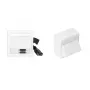 Vivolink WI221292 sieninis lizdas HDMI + DisplayPort + 3,5 mm baltas
