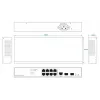 Tinklo jungiklis Ernitec ELECTRA-M08-1GB-150W 8 prievadai 1GB 150W