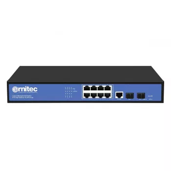 Tinklo jungiklis Ernitec ELECTRA-M08-1GB-150W 8 prievadai 1GB 150W