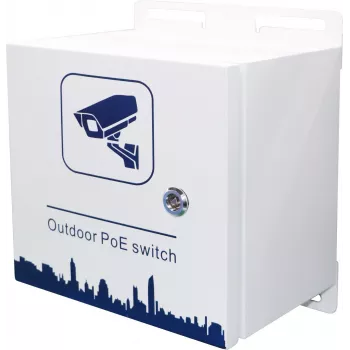 Ernitec ELECTRA-M10-OUTDOOR-200 tinklo jungiklis valdomas L2 Gigabit Ethernet (10/100/1000) Power over Ethernet (PoE) pilkas