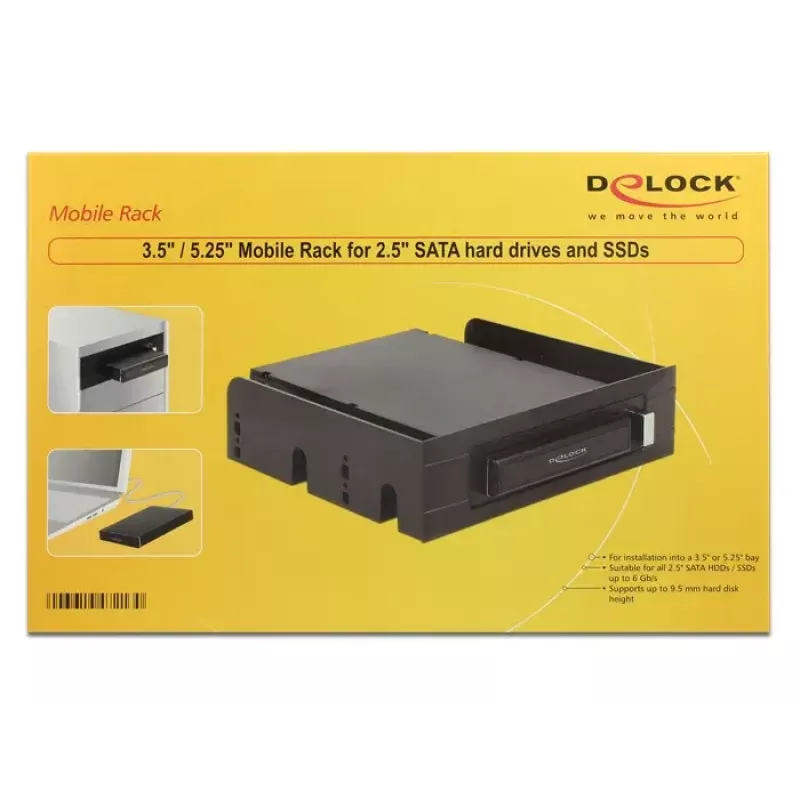Krepšelio lizdo plokštė DeLOCK 47213 Juoda