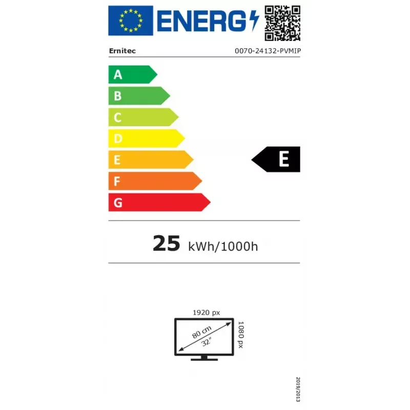 Ernitec 0070-24132-PVMIP monitor 81,3 cm (32 col.) Full HD LED juodas