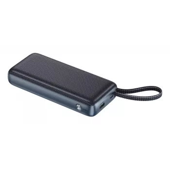 Powerbank Sandberg All-in1 20000 PD 67W – 20000 mAh LiPo, 1×USB-A, 1×USB-C, 67W išvestis, juoda/pilka