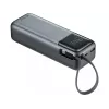 Nešiojamas maitinimo blokas SANDBERG All-in1 Powerbank 20000 PD 130W – 20000 mAh, LiPo, USB-A 1x, USB-C 1x, 130 W, juoda/pilka