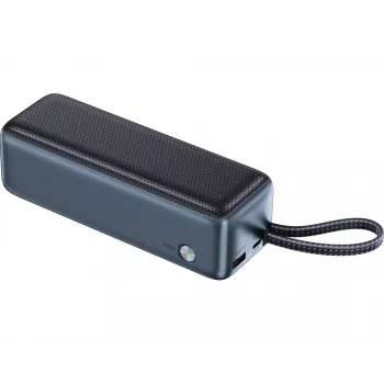 Powerbank SANDBERG All-in1 27000 PD 240W – 27000 mAh LiPo, 240W išėjimas, 1× USB-A, 1× USB-C, 3,6 V – Juoda/Pilka