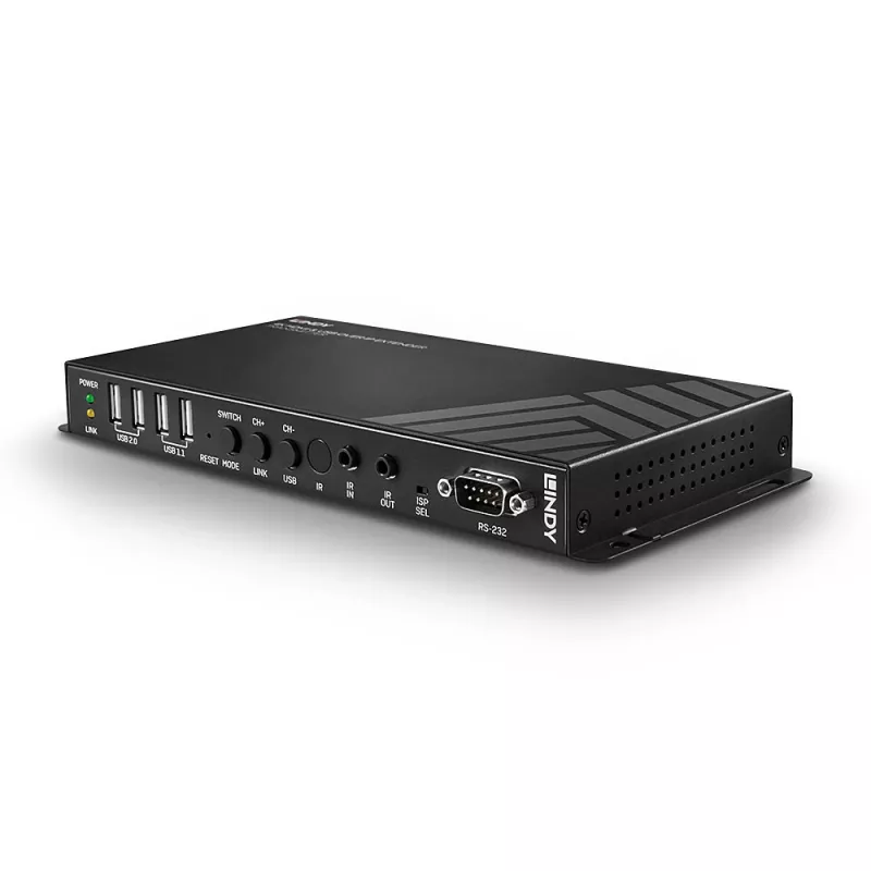 AV imtuvas Lindy 4K HDMI & USB over IP Extender Receiver