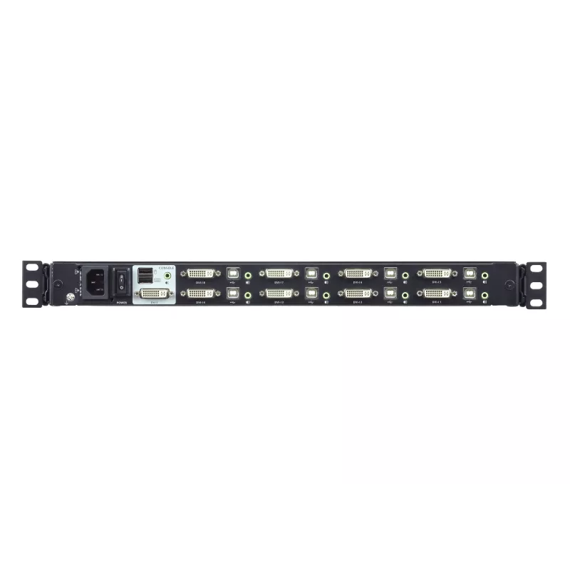 ATEN CL6708MW konsolė su 17,3 colių LED ekranu, 1920 x 1080, 1U