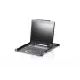 ATEN CL3000N stovo konsolė 48,3 cm (19 colių) 1280 x 1024 pikseliai Aliuminis Juoda 1U