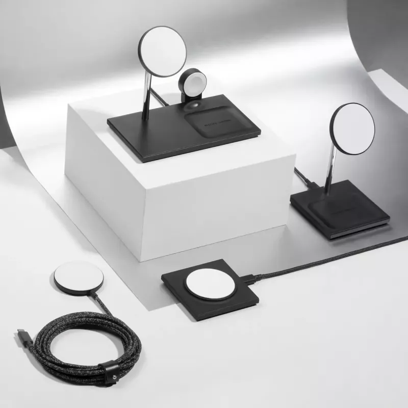 Belaidis įkroviklis Native Union Drop Magnetic juodas