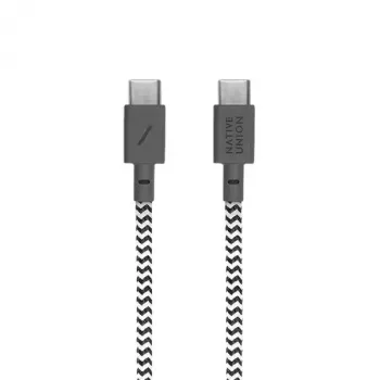 Laidas USB-C Native Union BELT-C-ZEB-2-NP 1,2 m USB-C į USB-C juodas/baltas