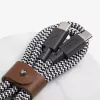 Laidas USB-C Native Union BELT-C-ZEB-2-NP 1,2 m USB-C į USB-C juodas/baltas