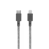 Lightning laidas Native Union BELT-KV-CL-ZEB-2 1,2 m USB-C juodas baltas