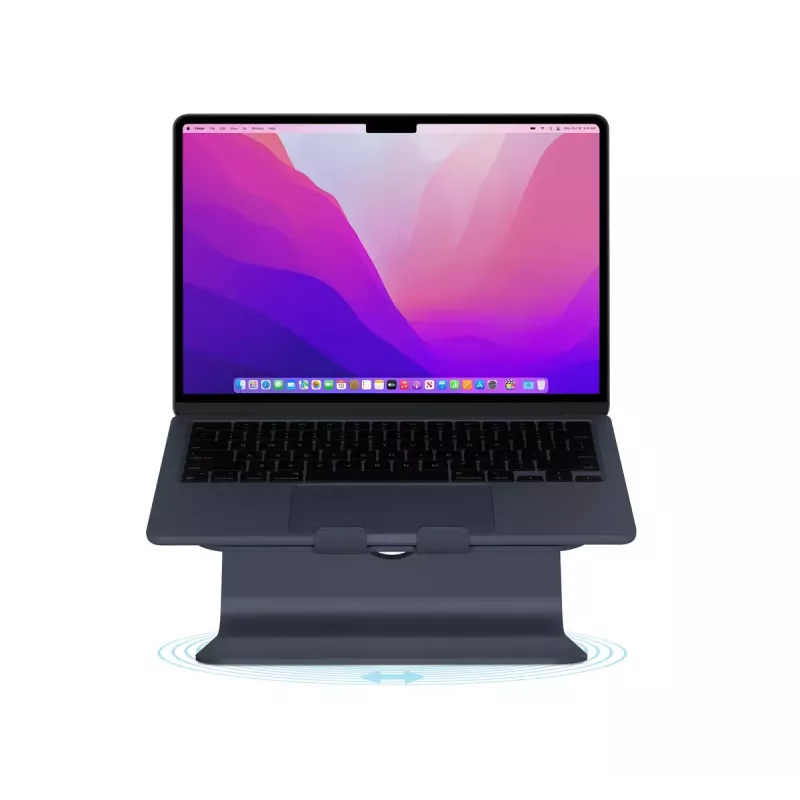 Laptop stovas Rain Design MSTAND360 360° sukamasis juodas aliuminis