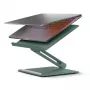 Stovas nešiojamam kompiuteriui ir planšetei native union HOME-STAND-GRN, aliuminis ir silikonas, žalia, maks. aukštis 60 cm, plotis 220 mm, gylis 60 mm, aukštis 259 mm