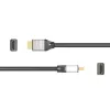j5create JDC52 HDMI laidas Ultra HD 4K, juodai pilkas, 2 m
