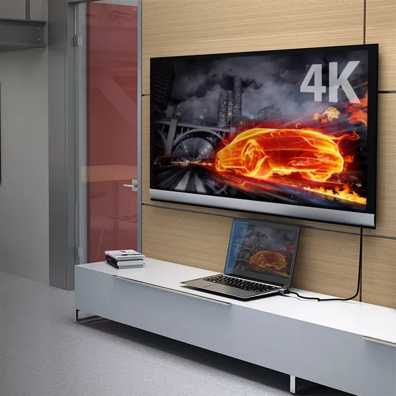 j5create JDC52 HDMI laidas Ultra HD 4K, juodai pilkas, 2 m