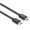 Manhattan HDMI 4K@60Hz laidas su Ethernet, 7,5 m, tinka visiems 4K ir 1080p/HD naudojimams – atnaujinimui dabar arba ateičiai, vyriškas į vyrišką, juodas, Ultra HD 4K x 2K, viso gyvenimo garantija, Premium High Speed