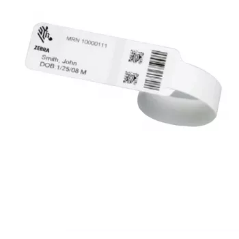 Zebra 10031289K naujagimio identifikacinė apyrankė balta