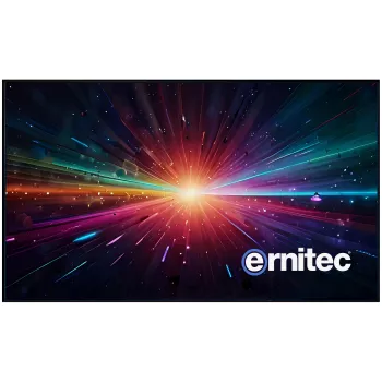 Ernitec 46 colių profesionalus monitorius 24/7, Full HD, 1,8 mm siūlė, VESA 600×400