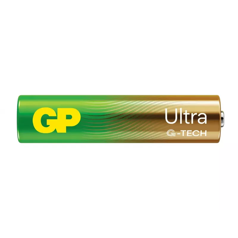 Vienkartinė šarminė baterija GP GP24AU AAA 44,5 mm aukštis 11,5 g cilindrinė galiojimo laikas 10 metų IEC 60086-2:2021 sertifikuota