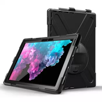 Korpusas eSTUFF AUSTIN Defender, Microsoft Surface Pro 7+/7/6/5/4, juodas