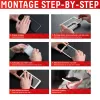 Displex Screen Protector (10H) Apple iPhone 12/12 Pro, Eco montavimo rėmelis, grūdintas stiklas, atsparus įbrėžimams apsauginis stiklas, draugiškas dėklui