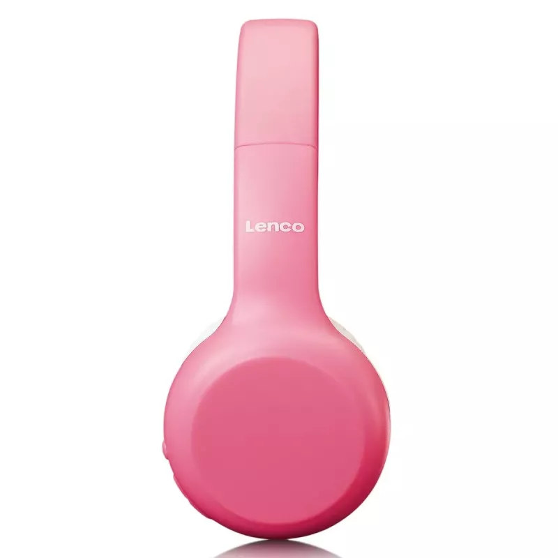 Ausinės vaikams Lenco HPB-110PK Bluetooth, 85 dB ribotuvas, rožinės